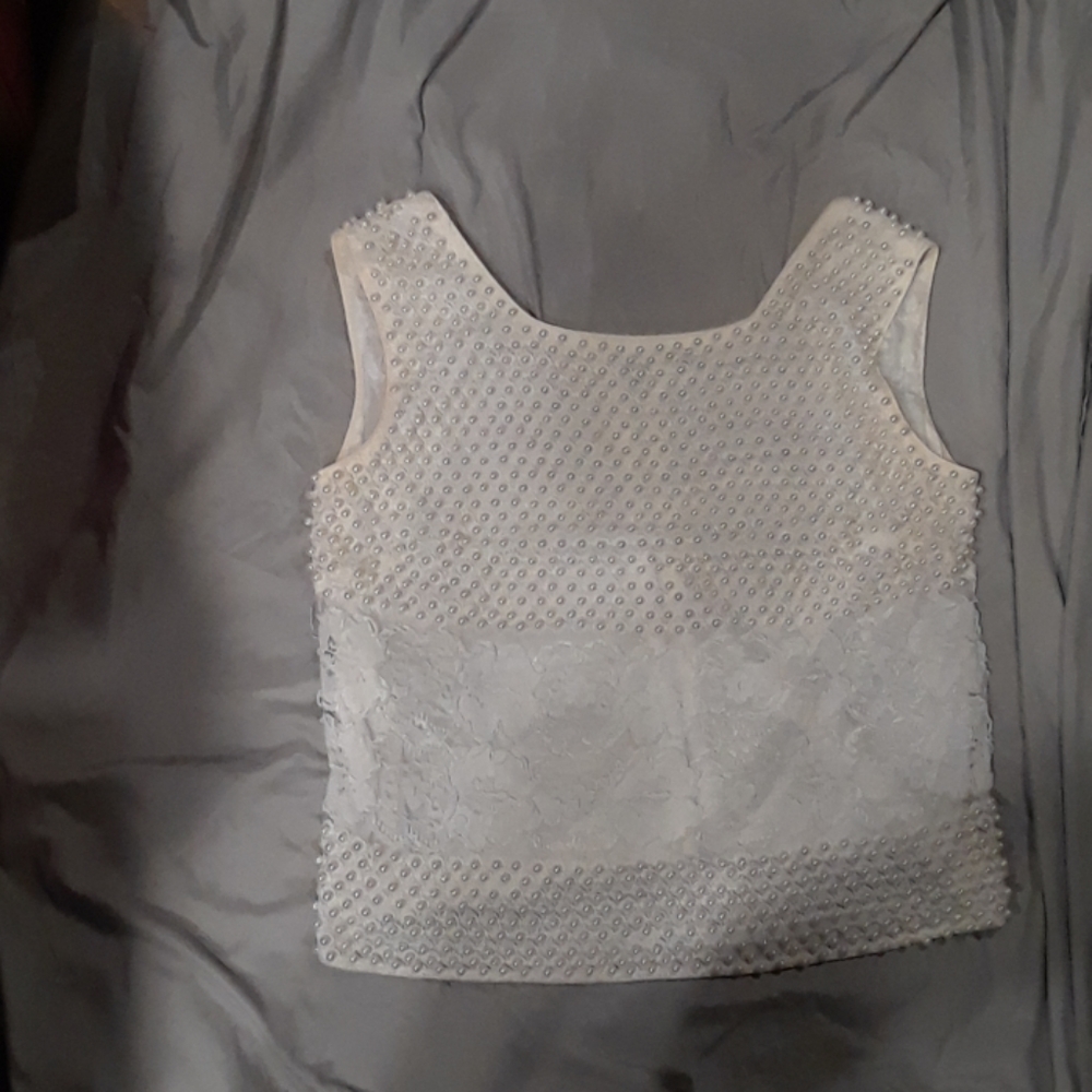 Pearl beaded top